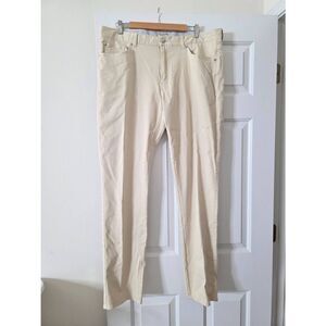 Peter Millar Ultimate Sateen 5-Pocket Pant ME0B39, Sand 38 NWT